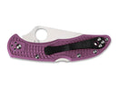 Spyderco Delica 4 Lightweight Flat Ground Purple