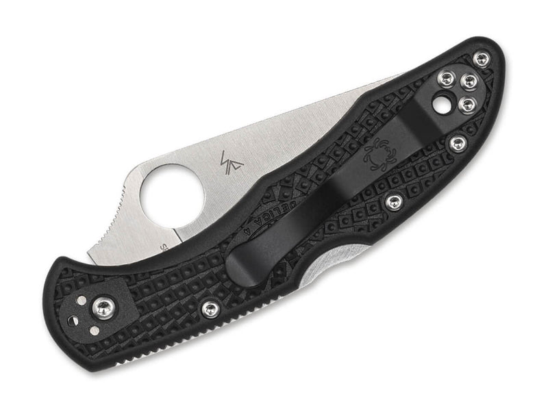 Spyderco Delica 4 Lightweight Thin Blue Line Combination