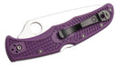 Spyderco Endura Flat Ground Violett