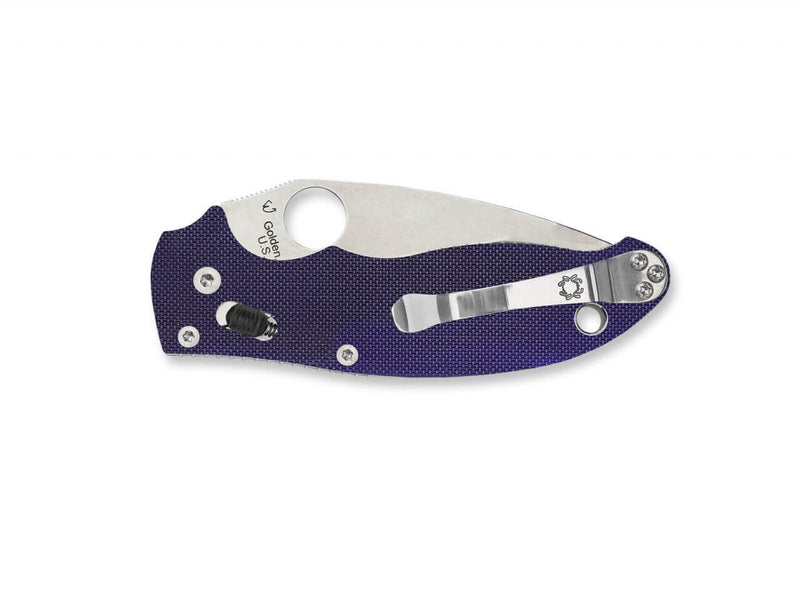 Spyderco Manix 2 Plain Dark Blue