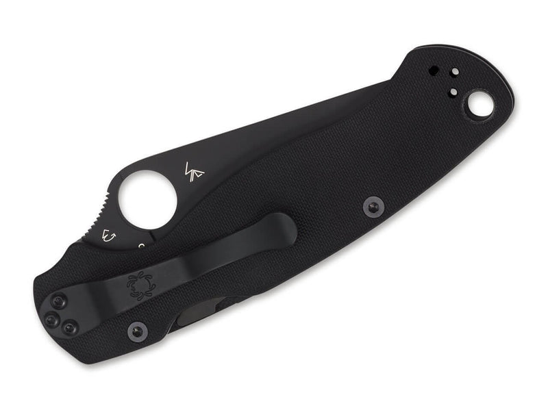 Spyderco Para-Military 2 Black G10 Plain