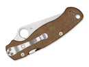 Spyderco Para Military 2 Brown Micarta CruWear