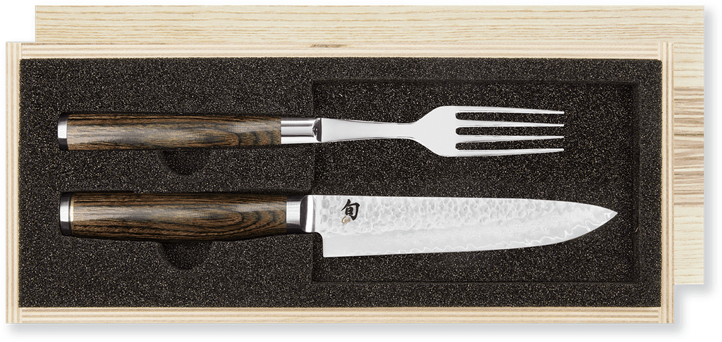 Shun Premier Tim Mälzer Gabel/Steakmesser-Set