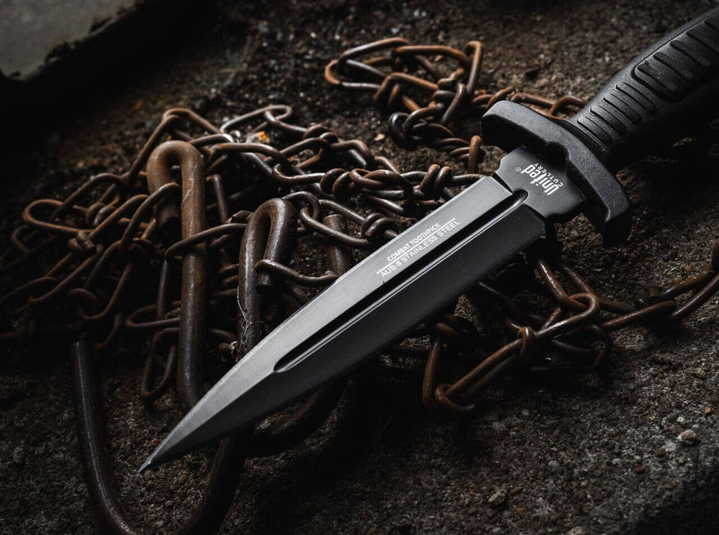 Combat Commander Boot Knife Black