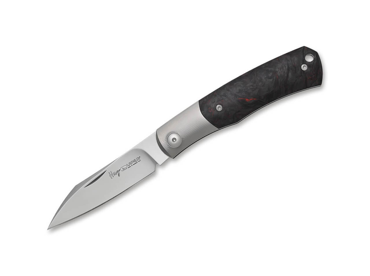 Viper Hug Titanium CF Marble Red